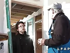 Matanda francaise libingan sodomisee dans un gangbang avec papy