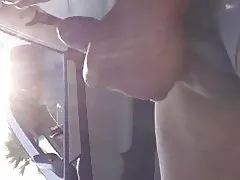 Salamin lola malaking tamod flash!